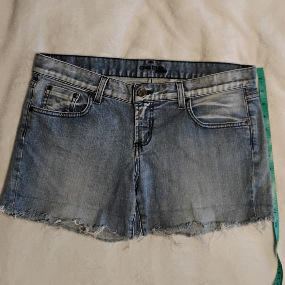 bebe Light Blue Jean Shorts